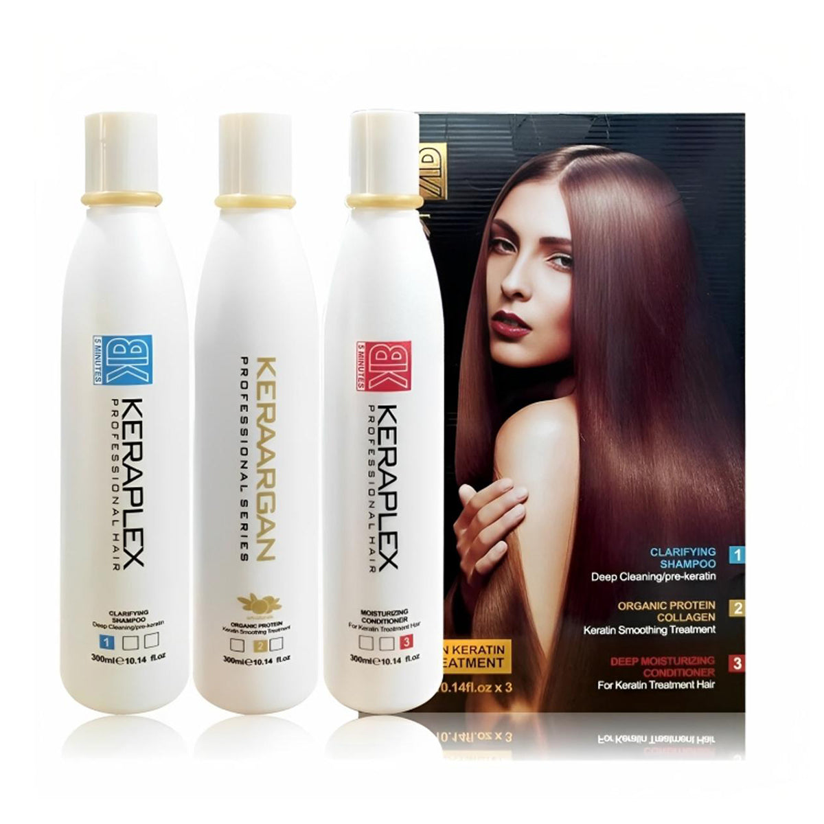 Keraplex Keratin Hair Treatment Kit – Smooth, Repair & Shine