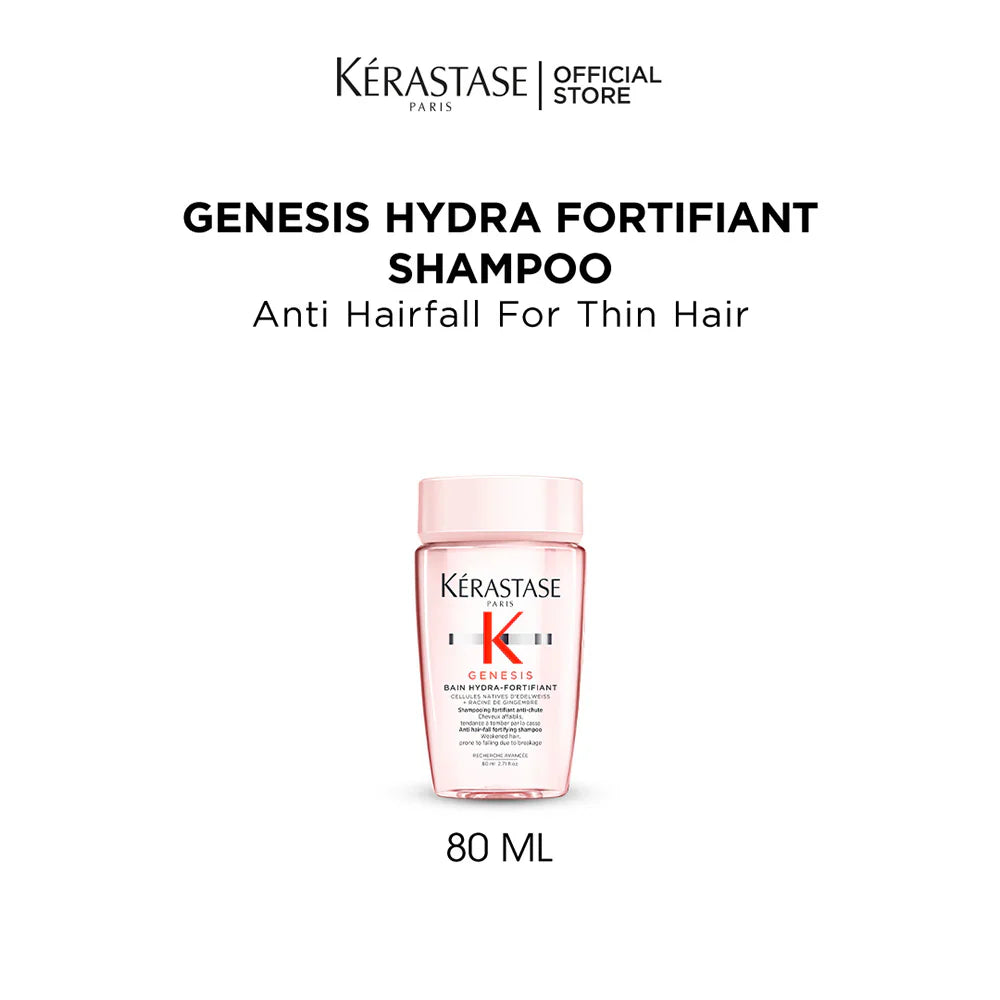 Kerastase Genesis Bain Hydra-Fortifiant Shampoo 80ml – Anti Hair-Fall & Strengthening Cleanser