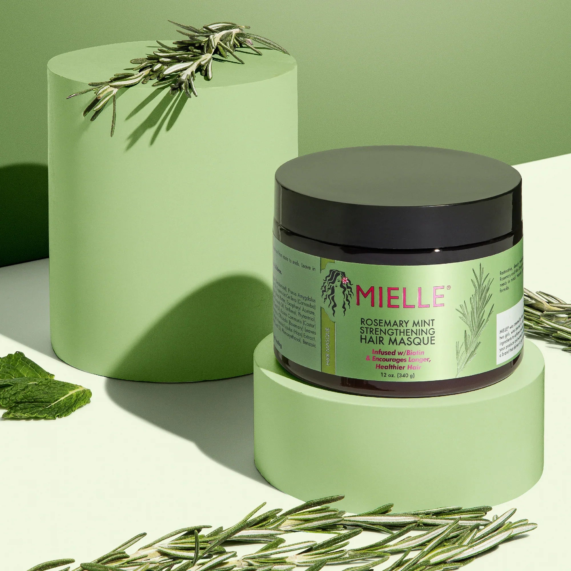 Mielle Rosemary Mint Hair Masque | Strengthen & Deep Condition Hair
