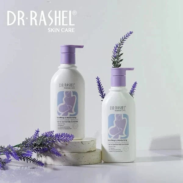 Dr Rashel Soothing & Moisturizing Feminine Wash 220 ml | pH‑balanced • Odor Control • Moisturizing