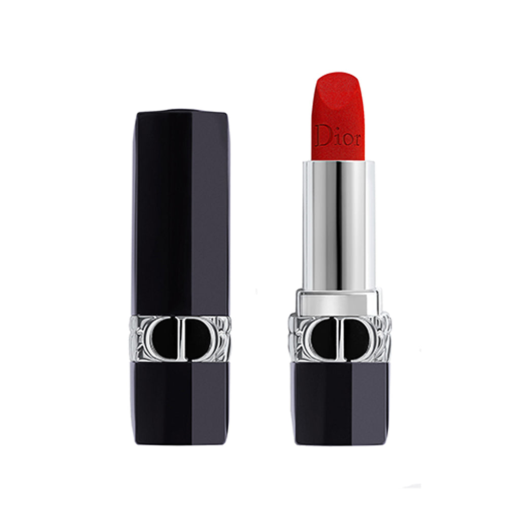 Dior Rouge 999 Matte Lipstick – Iconic Red, 3.5g | Luxury Long-Wear Lip Color