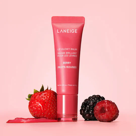 LANEIGE Lip Glowy Balm Trio Set – Hydrating & Nourishing Lip Care