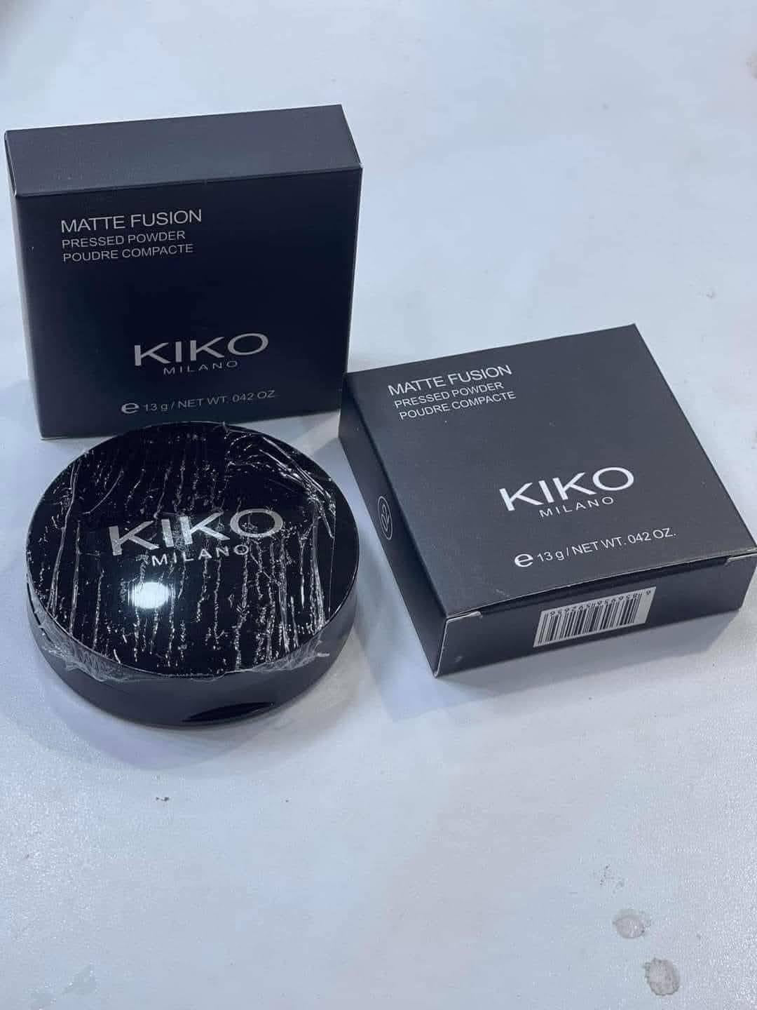 Kiko Milano Matte Fusion Pressed Powder 13g – Smooth, Natural & Long-Lasting Finish