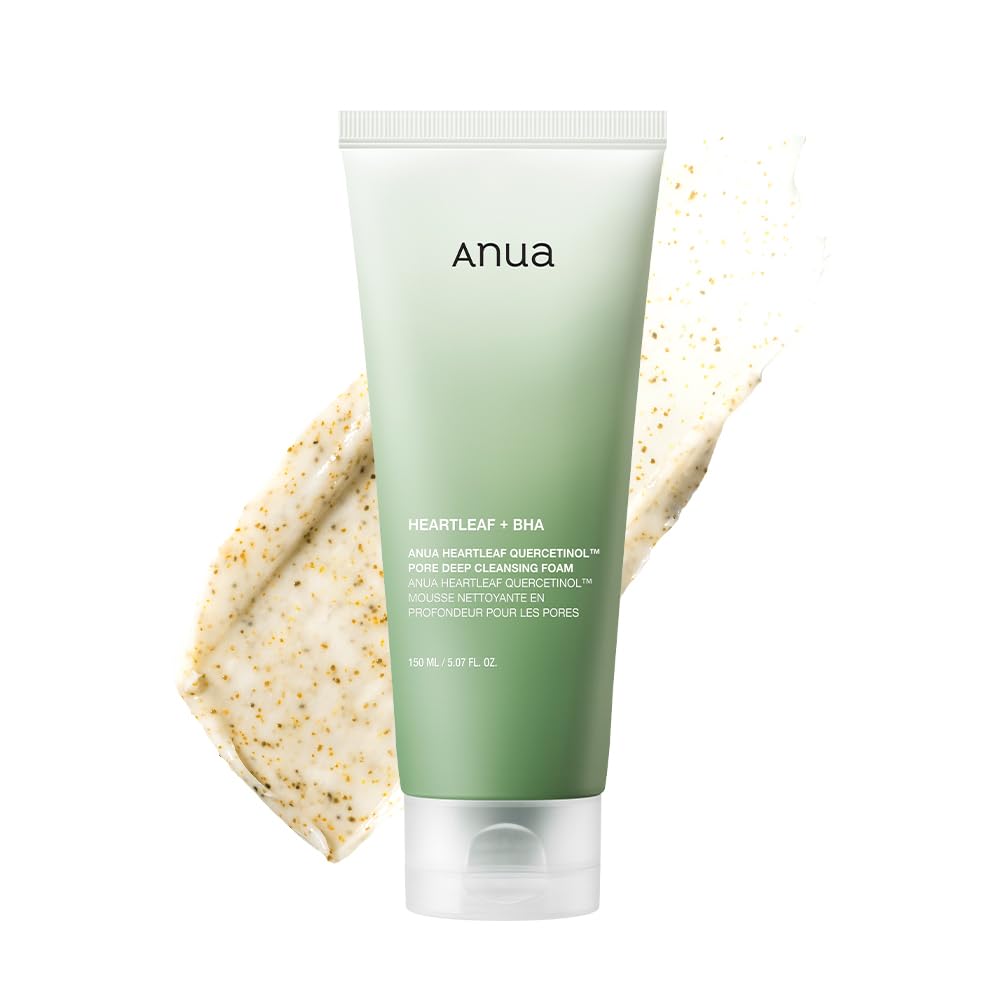 Anua Heartleaf + BHA Cleansing Foam | Deep Pore Cleanser for Sensitive Skin