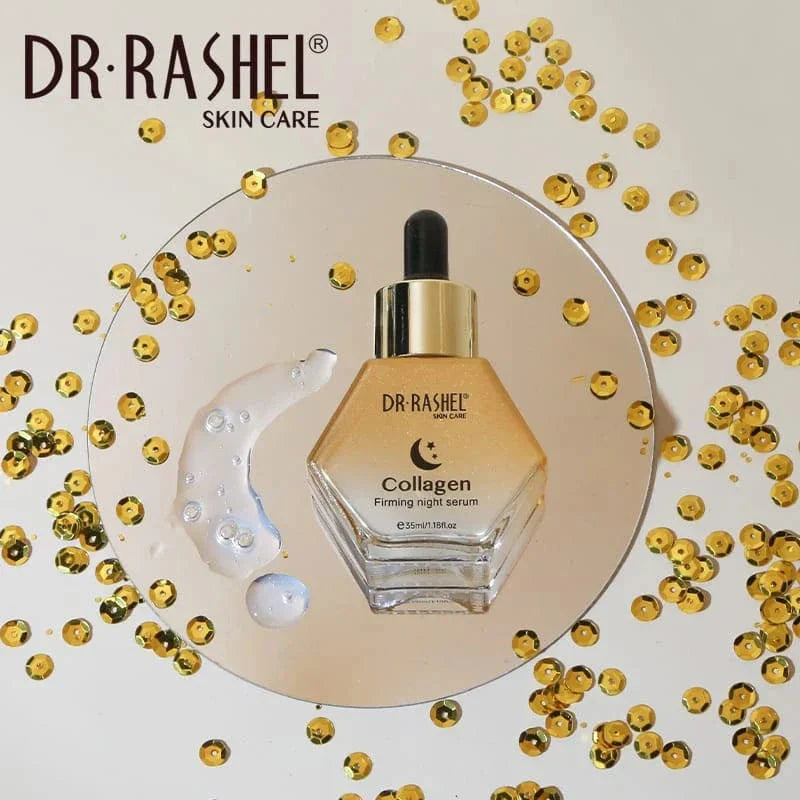 Dr Rashel Collagen Firming Night Serum with 2% Collagen – Anti-Aging & Skin Tightening Formula – 35ml