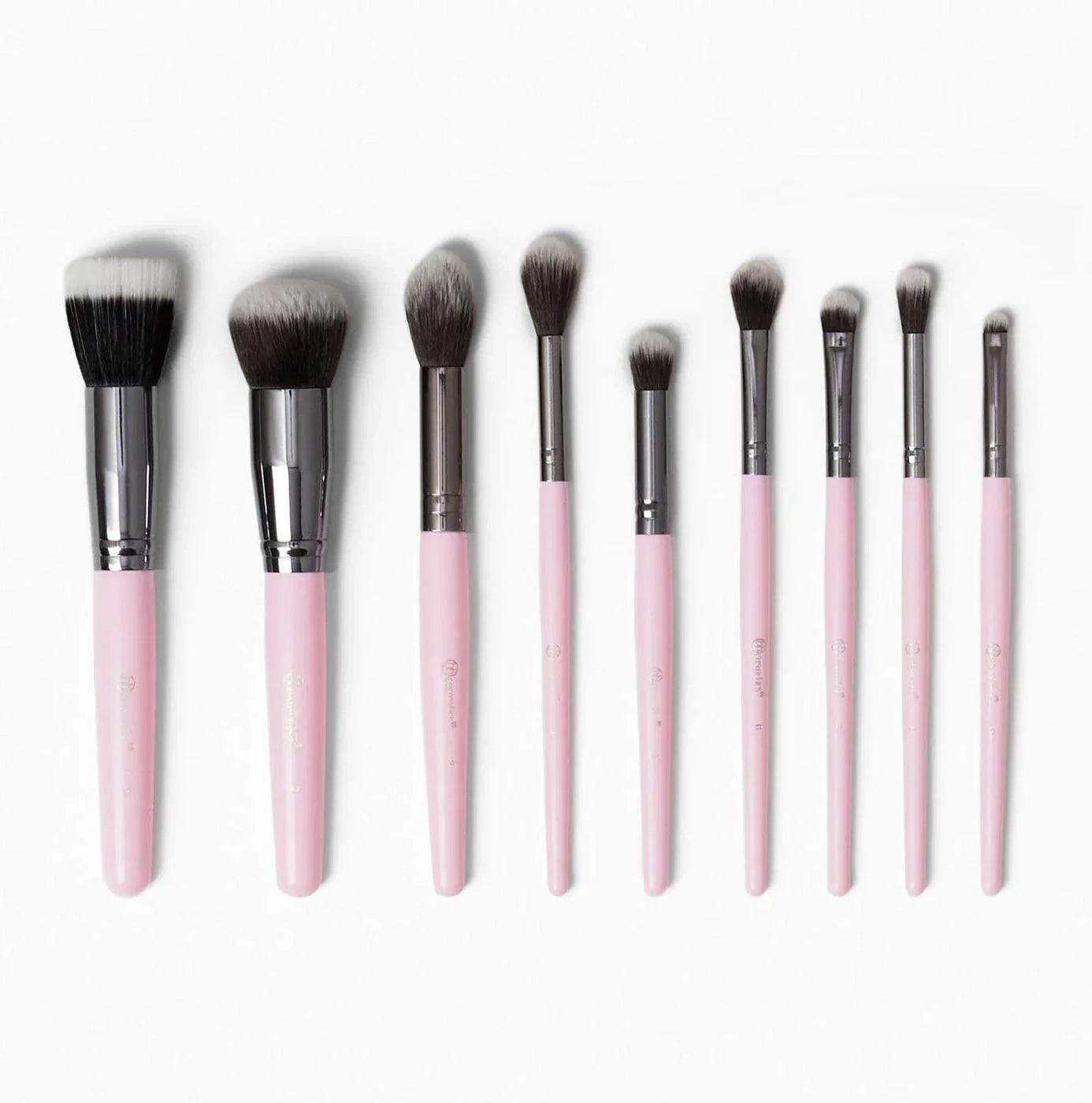 Bh Cosmetics - Mrs. Bella 9 Piece Makeup Brush Set with Luxe Brush Holder