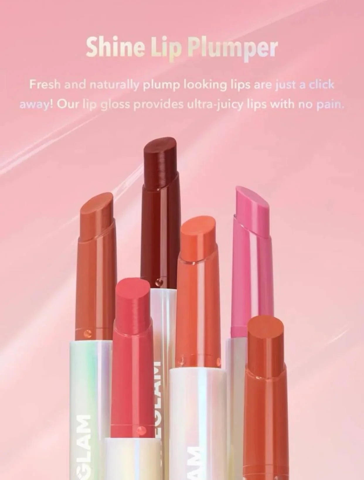 SHEGLAM Pout-Perfect Shine Lip Plumper – Instant Volume, Glossy Finish & Long-Lasting Hydration