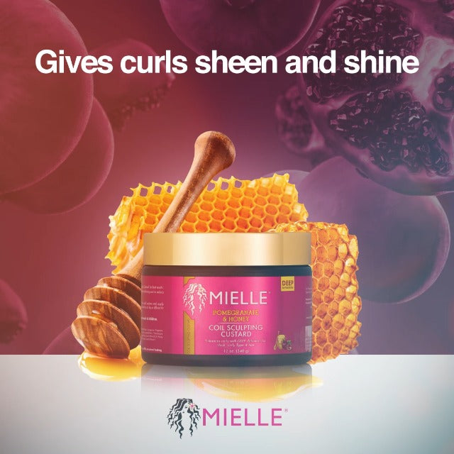 Mielle Pomegranate & Honey Coil Sculpting Custard - 340g
