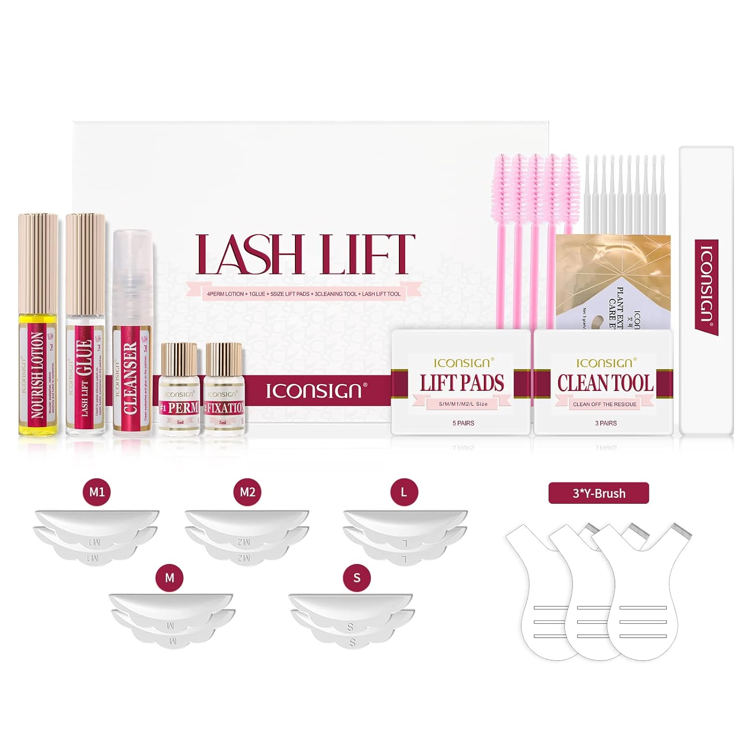 Iconsign Lash Lift Eyelashes Perming Kit With Advance Technology