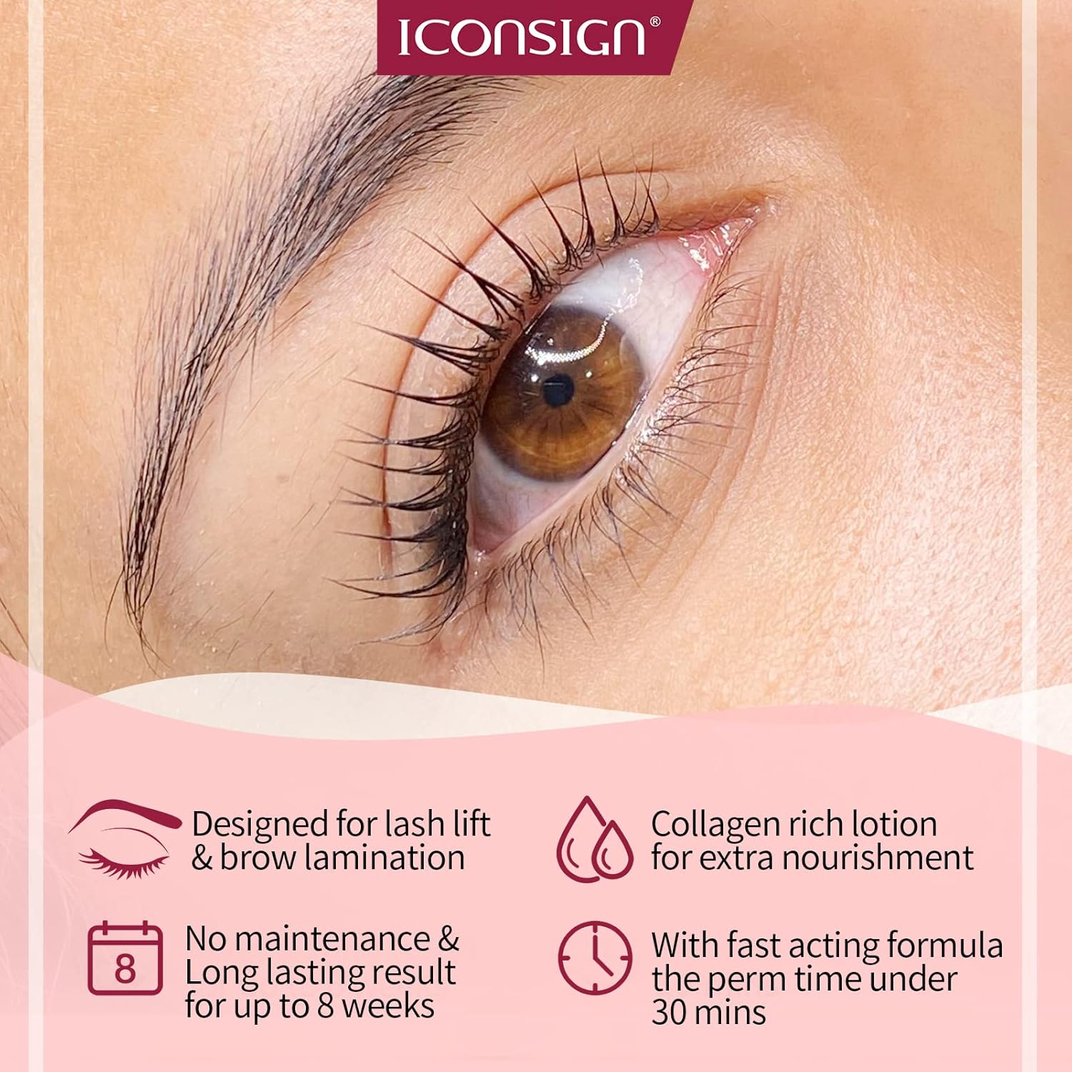Iconsign Lash Lift Eyelashes Perming Kit With Advance Technology