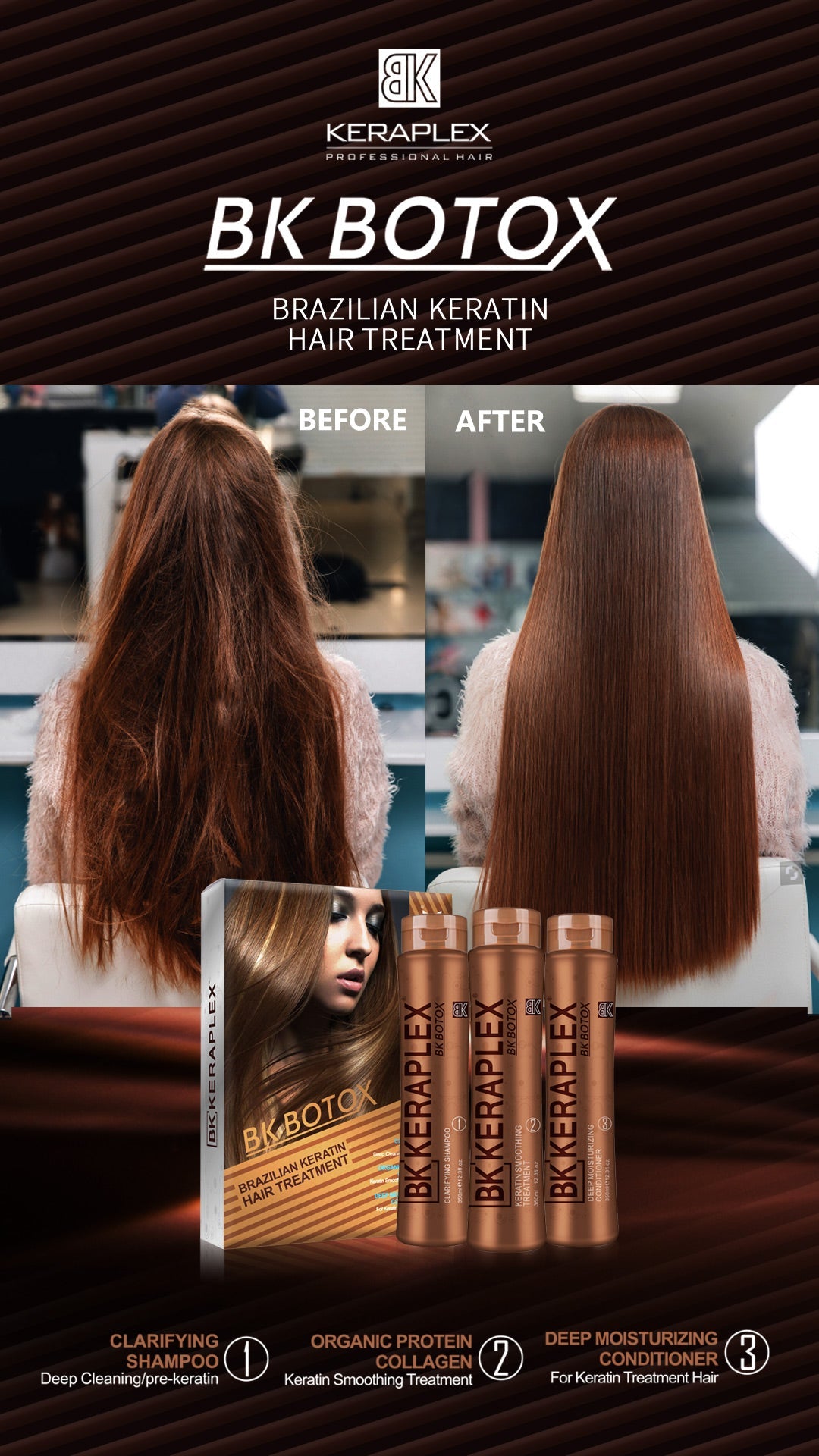 BK BOTOX Brazilian Keratin Hair Treatment – Smooth, Repair & Shine