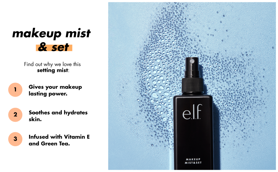 Elf Makeup Mist and Set Clear Spray – 60ml | Long-Lasting Hydrating Setting Spray