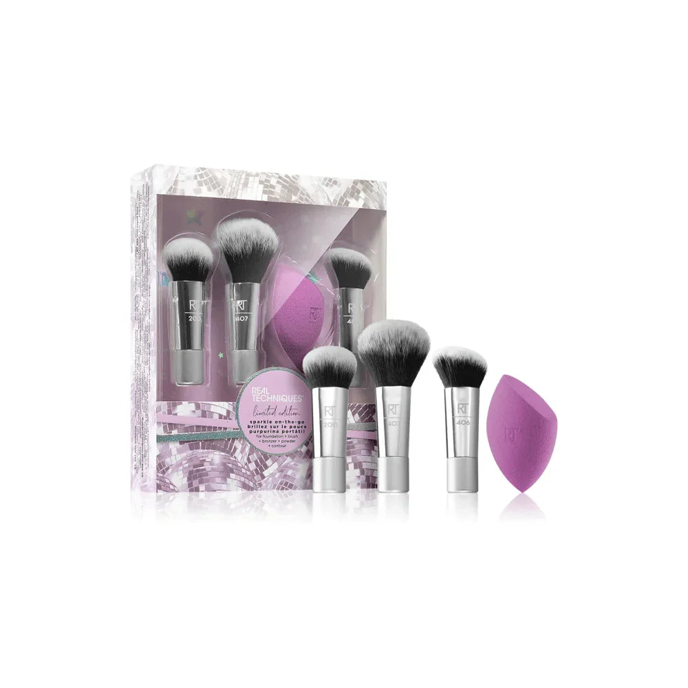 Real Techniques Sparkle On-the-Go Brush Set | Limited Edition