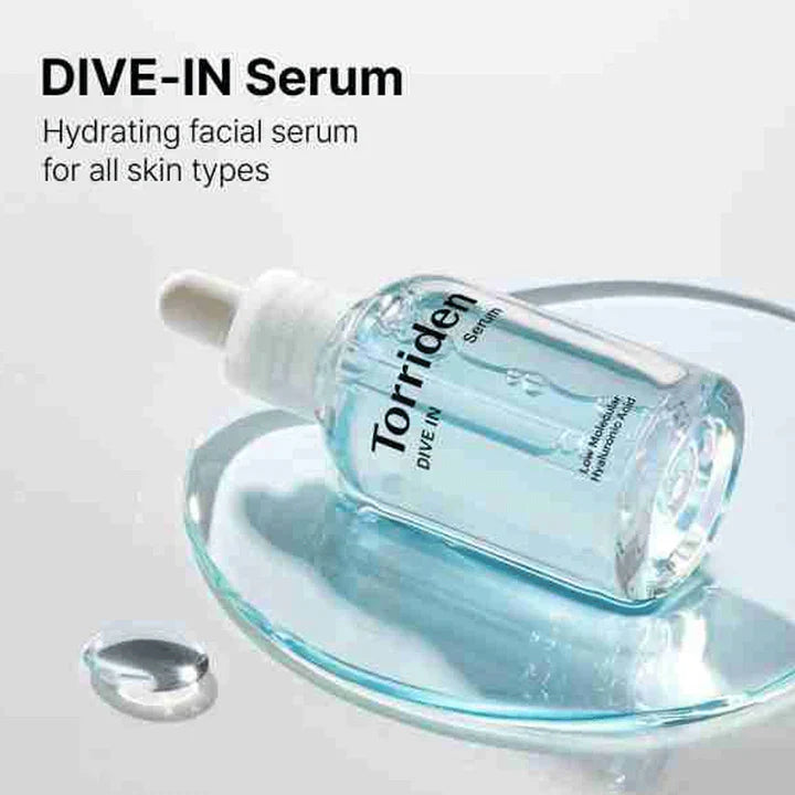 Torriden Dive-In Low Molecular Hyaluronic Acid Serum 50ml – Deep Hydration for All Skin Types