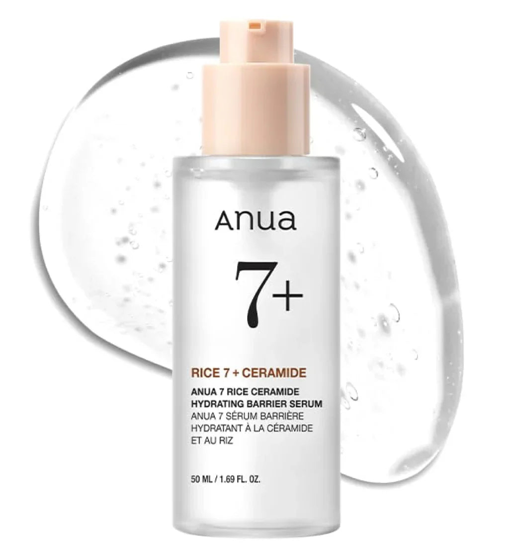 Anua 7 Rice Ceramide Hydrating Barrier Serum 50ml – Moisture Boost & Skin Barrier Repair