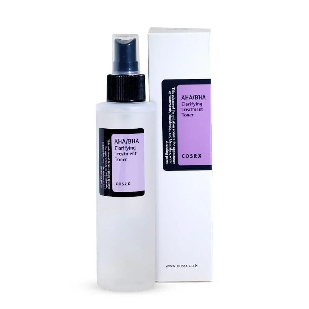 COSRX AHA BHA Clarifying Treatment Toner 200ml – Exfoliating & Hydrating Toner for Smooth, Clear Skin