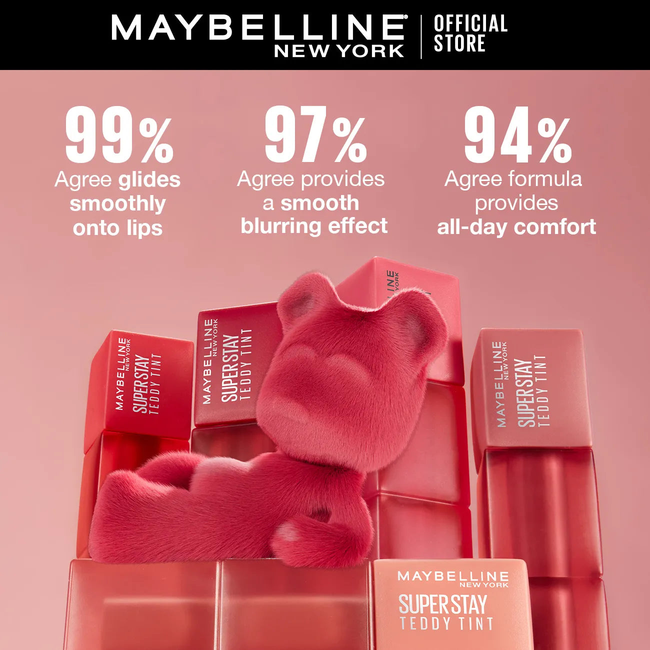 Maybelline Superstay Teddy Tint | Long-lasting Lip Stain - Maybelline New York