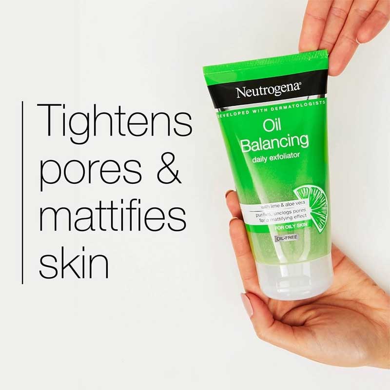 Neutrogena Oil Balancing Daily Exfoliator 150ml – Control Excess Oil & Refresh Your Skin