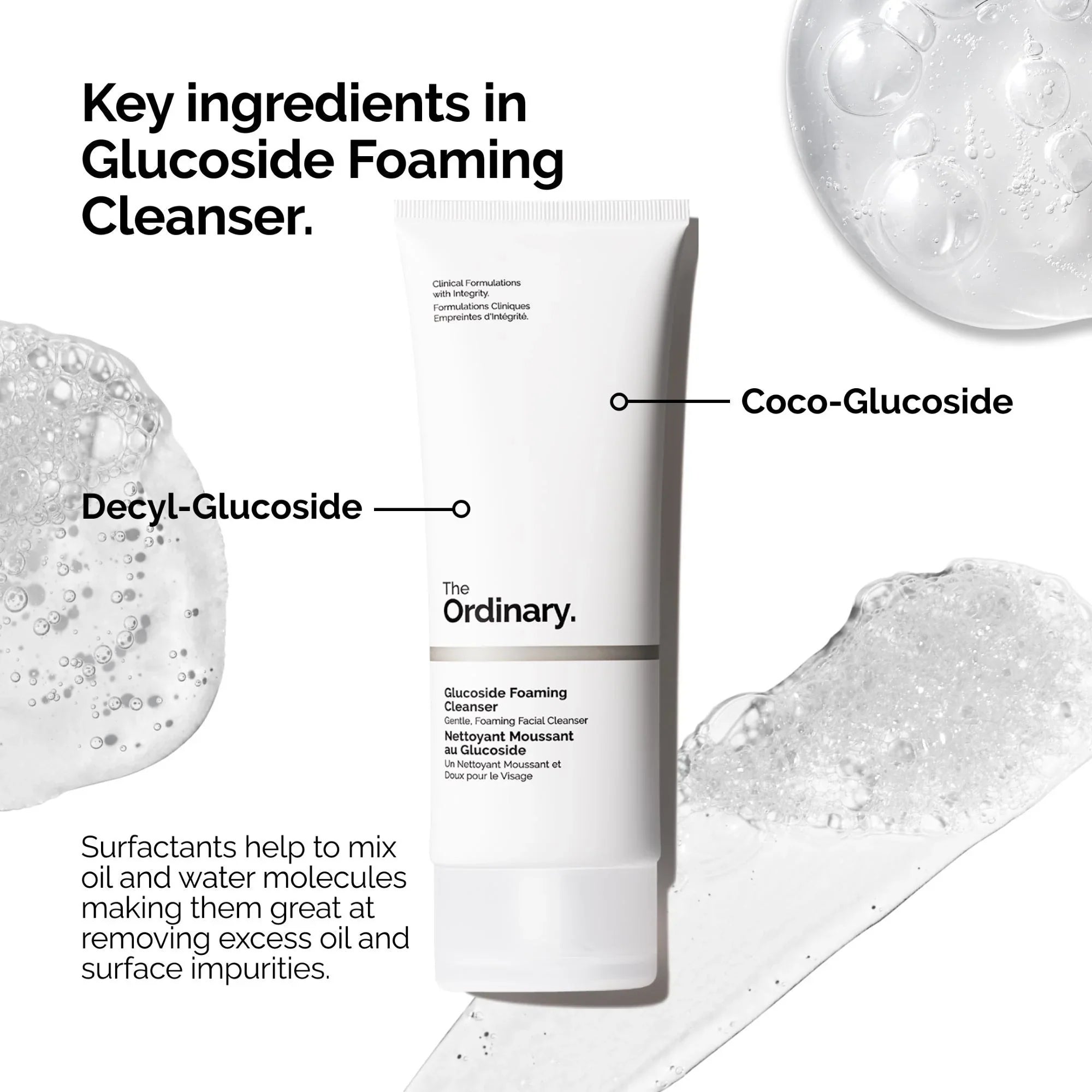 The Ordinary Glycolipid Cream Cleanser 100ml – Gentle, Hydrating & pH-Balanced Face Wash