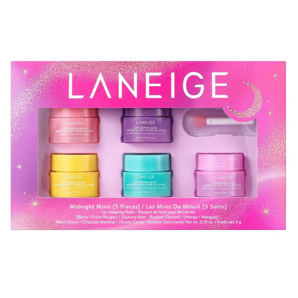 Laneige Midnight Minis Set – Hydrating Lip Sleeping Masks