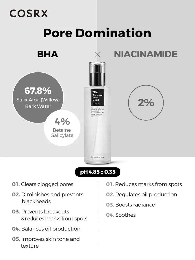 Cosrx BHA Blackhead Power Liquid 100ml – Pore Care & Exfoliation