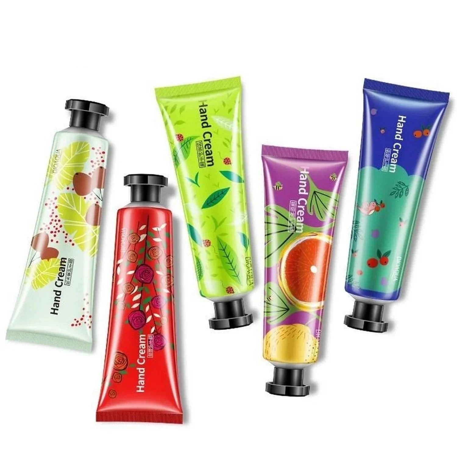Bioaqua Plant Fragrance Hand Cream Set – Pack of 5