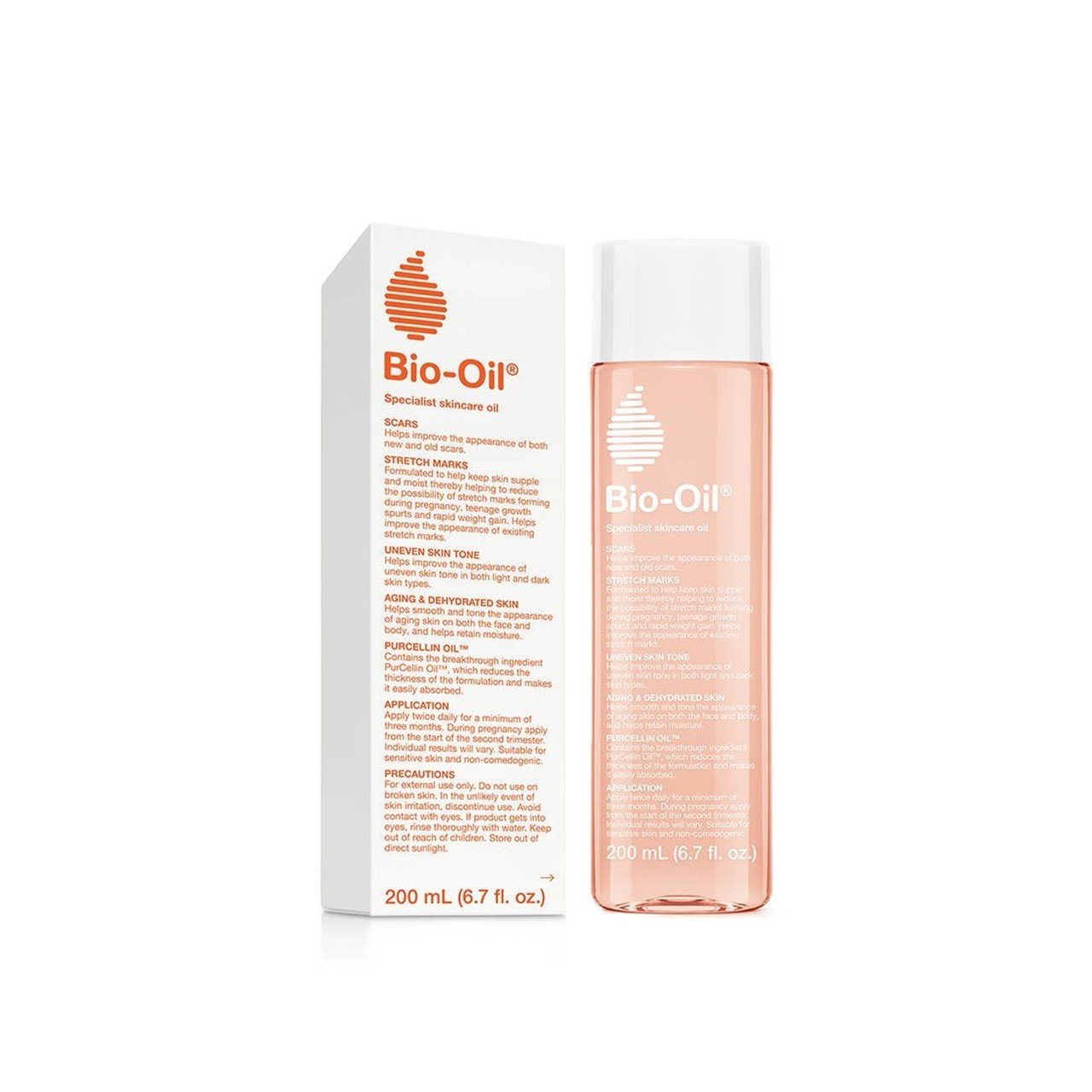 Bio-Oil Body Oil 200ml – Skincare Oil for Stretch Marks, Scars & Uneven Skin Tone