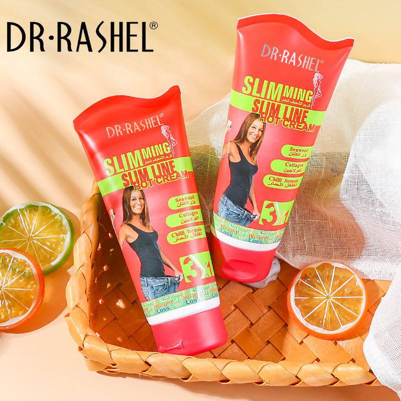 Dr Rashel 3 in 1 Chili Slim Line Hot Cream – Slim Fit with Seaweed Collagen & Chili Formula – 150g