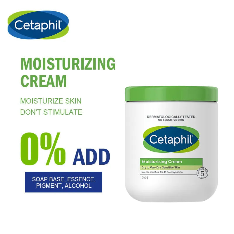 Cetaphil Moisturizing Cream for Very Dry, Sensitive Skin 550g
