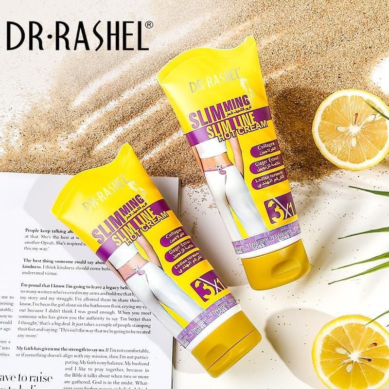 Dr Rashel Slimming Slim Line Hot Cream with Ginger Extract, Collagen & Indian Turmeric – 150 g