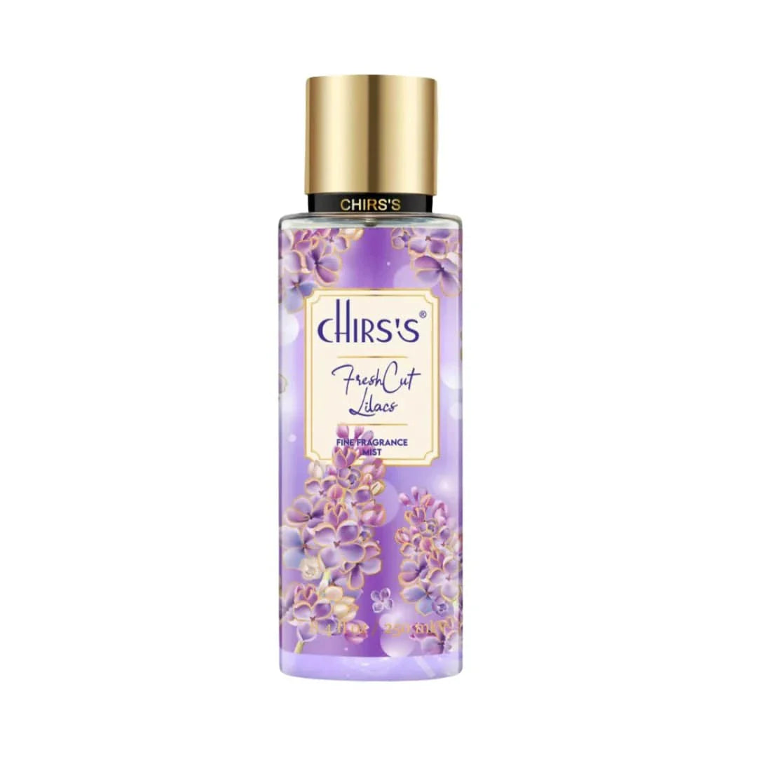 Chris's Fresh Cut Lilacs Fine Fragrance Mist Spray - 250ml | Long-Lasting Floral Body Mist for Women