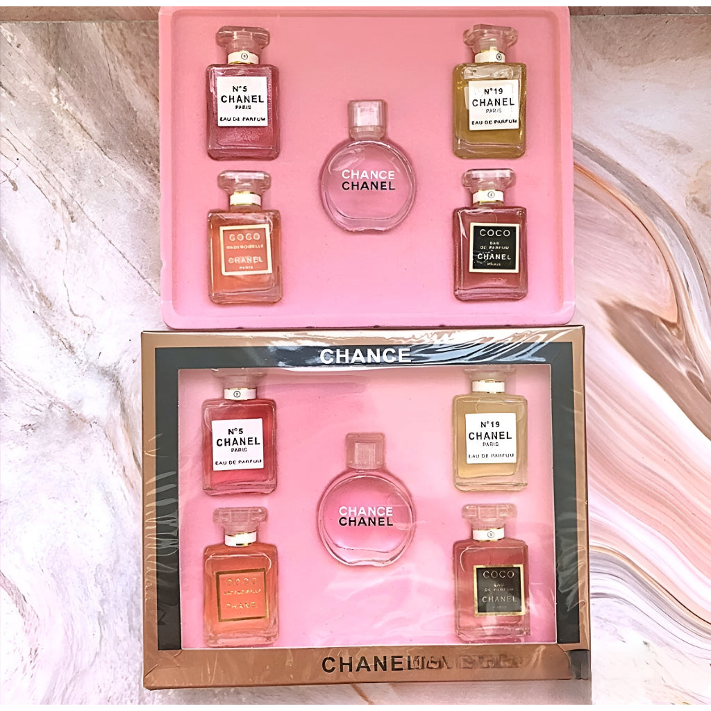 Chanel Chance Gift Set of 5 Perfumes – Luxury Fragrance Collection for Women