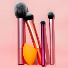 Real Techniques Everyday Essentials 5-Piece Makeup Brush Set | Face + Eyes