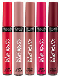 Victoria's Secret Velvet Matte Cream Lip Stain – Set of 5 Long-Lasting Liquid Lipsticks