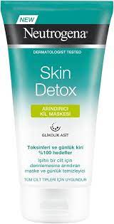 Neutrogena Skin Detox Clarifying Clay Wash Mask 150ml – Deep Cleanse & Purify Skin