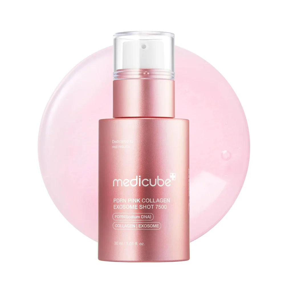 Medicube PDRN Pink Collagen Exosome Shot Serum 7500 – 30ml | Anti-Aging, Skin Firming & Repair Essence