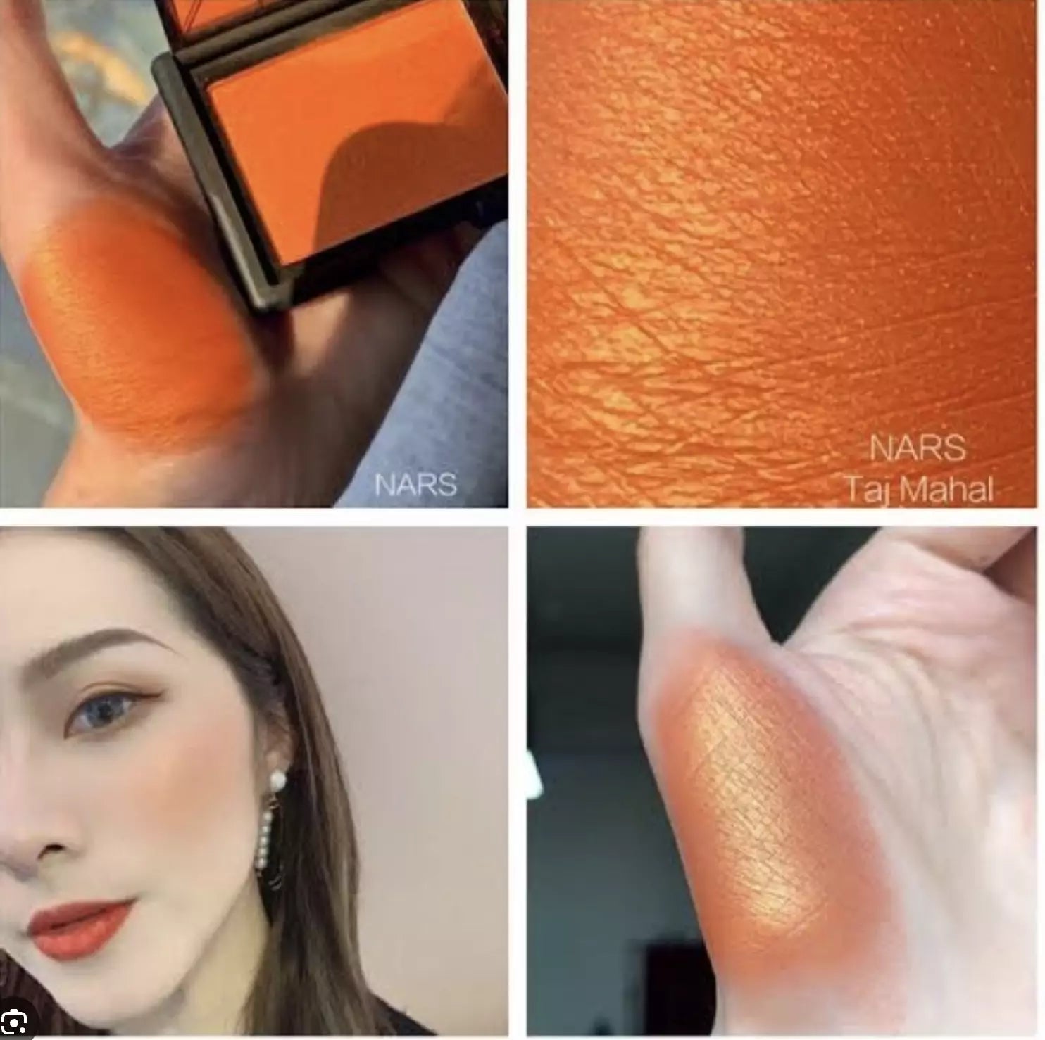 NARS Powder Blush Taj Mahal – Radiant Orange with Golden Shimmer