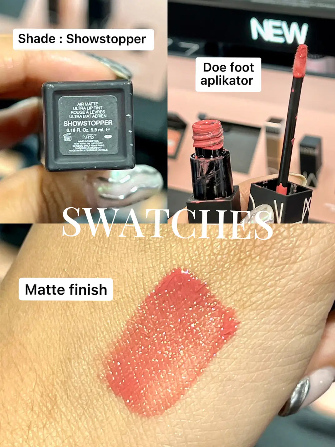 NARS Air Matte Lip Tint Show Stopper – Weightless Bold Color