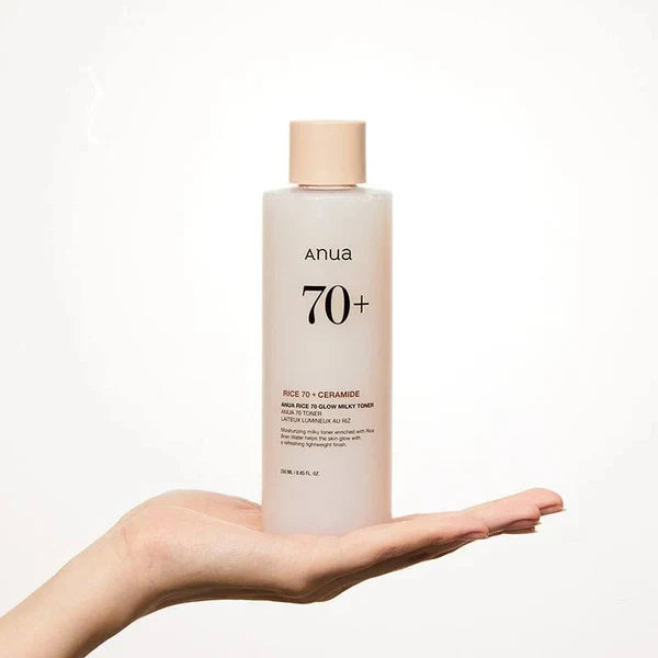 Anua Rice 70 + Ceramide Toner | Glass Skin Glow 250ml