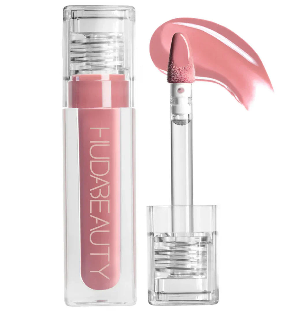 Huda Beauty Faux Filler Extra Shine Lip Gloss – Ultra Glossy, Plumping Lip Shine